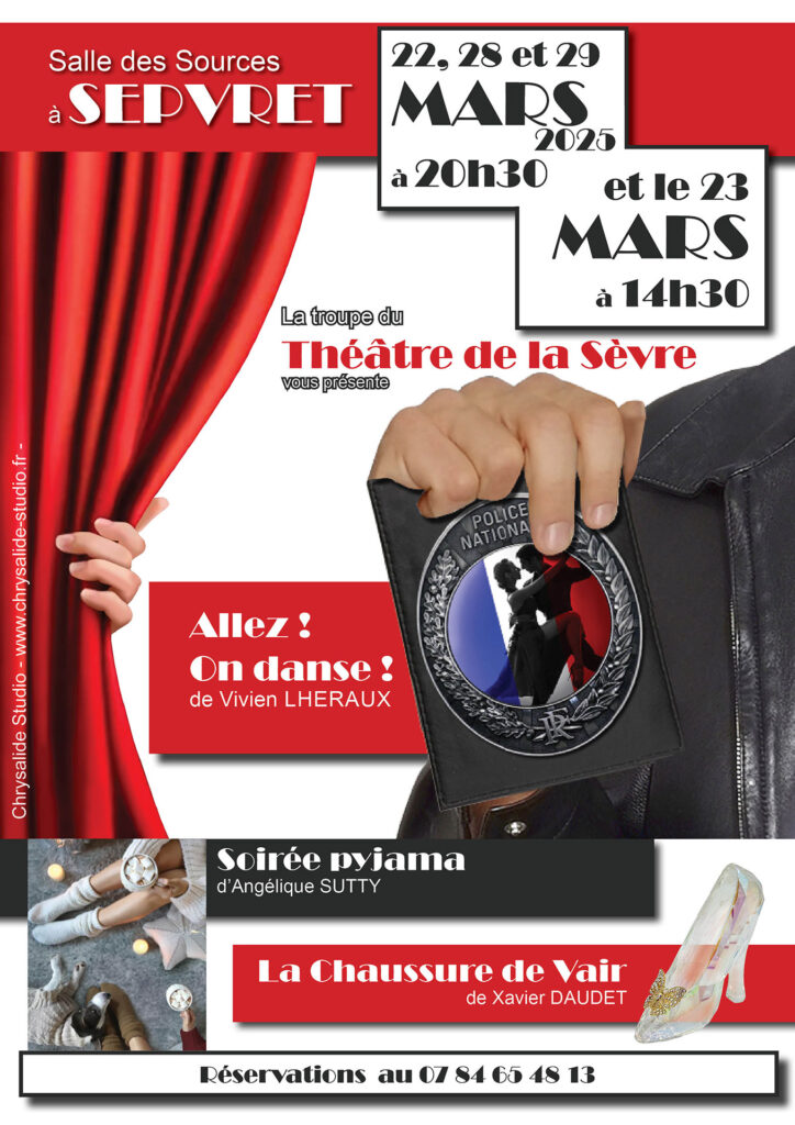 Affiche Troupe de Théâtre de la Sèvre Niortiase