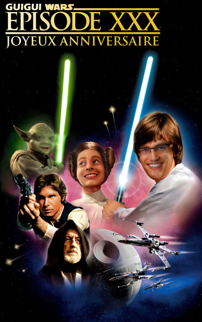 Carte Anniversaire Star Wars Personnalisée