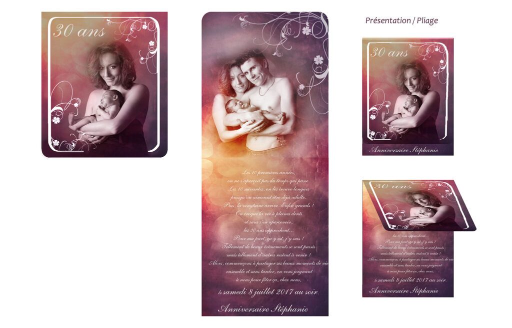 Création d’une invitation Anniversaire